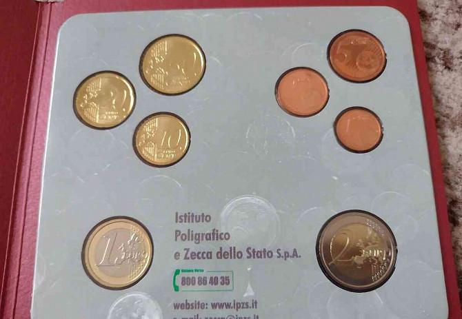 Eurocoin készlet Olaszország 2008 Nyitra - fotó 3