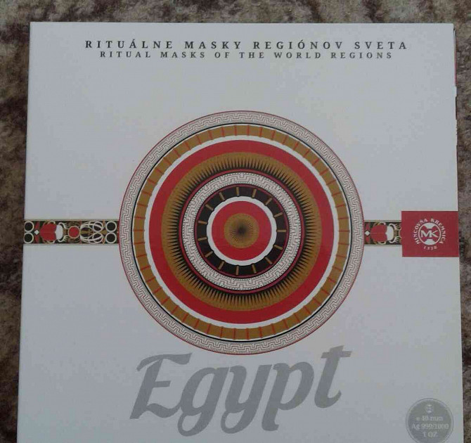 Rituální masky regionů světa - Egypt Nitra - foto 1