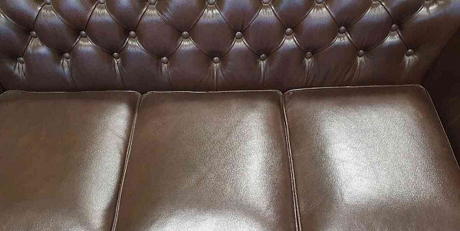 CHESTERFIELD STYLE, NOT USED 2 LEATHER COUCHES Trnava - photo 3
