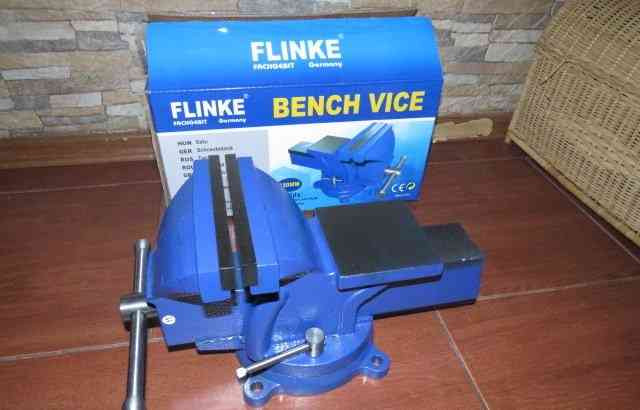Продаю новые тиски FLINKE, 150 мм, 12 кг. Прьевидза - изображение 1