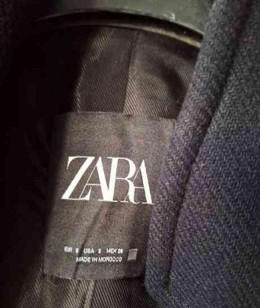 Шерстяное пальто премиум-класса Zara, размер S. Братислава - изображение 5