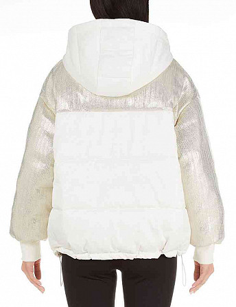 LIU JO Утепленная куртка из атласа и ламинированного нейлона Братислава - изображение 6