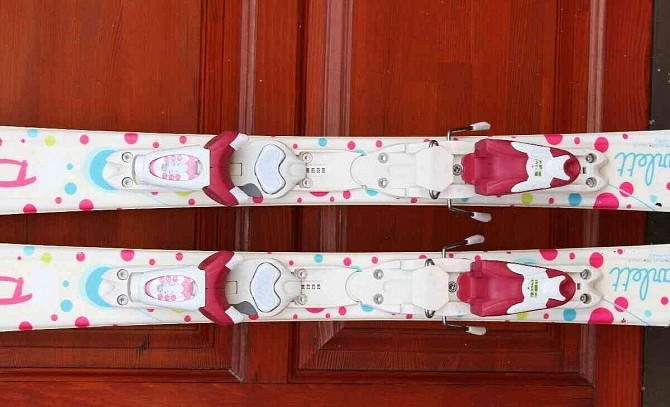 лыжи для девочек dynastar Scarlet 110 см, лыжные ботинки Пухов - изображение 4