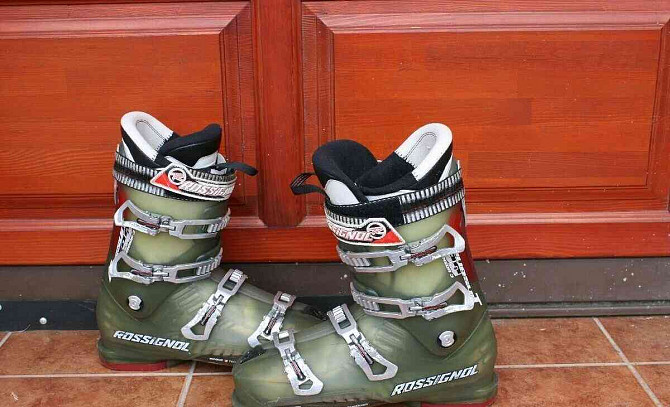 лыжи rossignol преследования 14163 см, лыжные ботинки Пухов - изображение 7