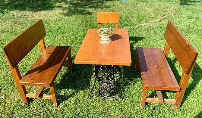 Продаем стулья, скамейки и столы изготовленные из швейных машин,  - изображение 1