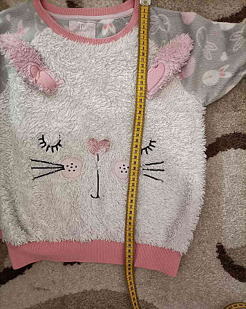 Sweater for girls, warm, hare with ears Kosice - photo 3