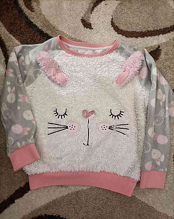 Sweater for girls, warm, hare with ears Kosice - photo 1