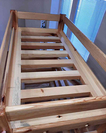 Poschodová posteľ detská s úložným priestorom masív Žiar nad Hronom - foto 4
