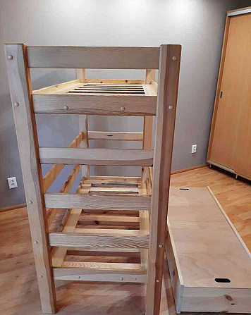 Children's bunk bed with solid wood storage space Žiar nad Hronom - photo 5