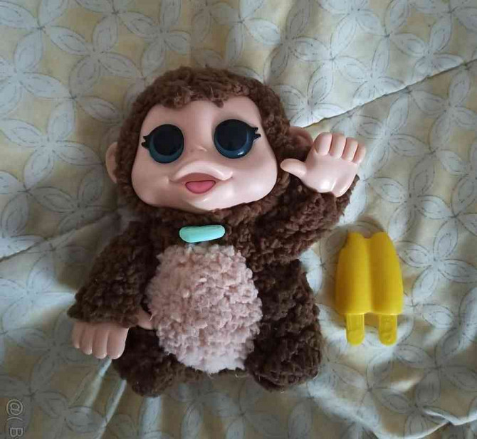 Интерактивная обезьянка Furreal Friends, мягкая игрушка Простеёв - изображение 1