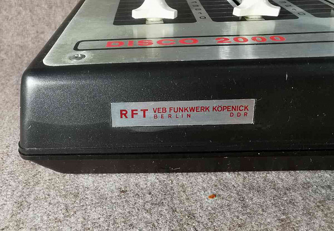 Historic retro mixer RFT DISCO 2000 Povazska Bystrica - photo 2