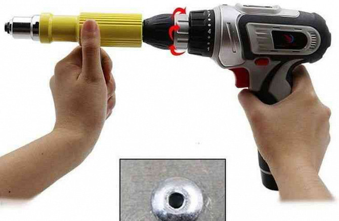I am selling a Riveting attachment for a drill for bursting rivets Banská Štiavnica - photo 2