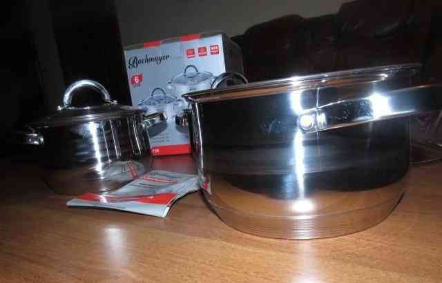 I will sell a new set of BACHMAYER stainless steel pots, 3 pcs Prievidza - photo 3
