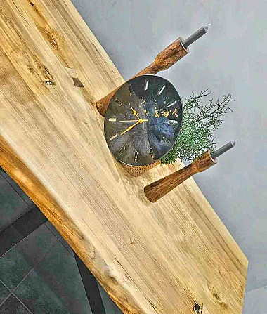 Dining kitchen table made of solid 