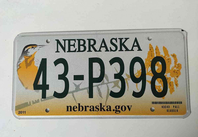 original, full set, US license plate, used Slovakia - photo 12
