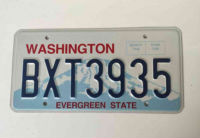 Original US license plate number Slovakia - photo 11
