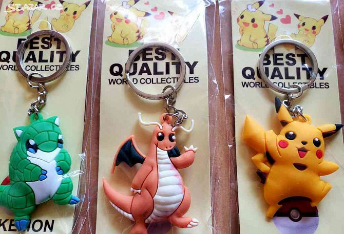 children's keychains Pokemon characters Pokemon Pikachu gift Jablonec nad Nisou - photo 6