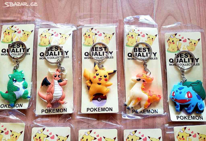 detské kľúčenky postavičky Pokemon Pokémon Pikachu darček Jablonec nad Nisou - foto 5