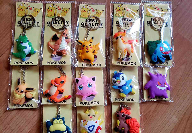 detské kľúčenky postavičky Pokemon Pokémon Pikachu darček Jablonec nad Nisou - foto 1