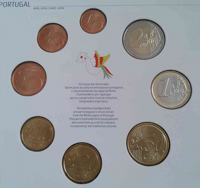 Euromünzensatz Portugal 2012 Neutra - Foto 4