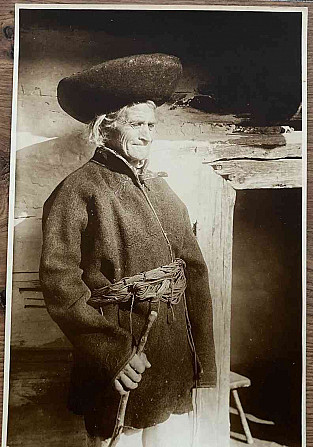 Кароль Плицка – Старый фермер с палкой Братислава - изображение 2