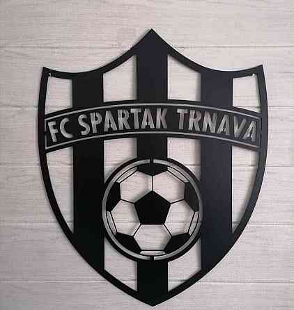 FC Spartak Trnava kovové logo Трнава