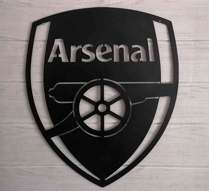 Arsenal FC metal logo Bratislava - photo 2