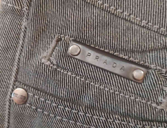 Женские джинсы Prada — НОВИНКА, 100% ОРИГИНАЛ. Бардеёв - изображение 5