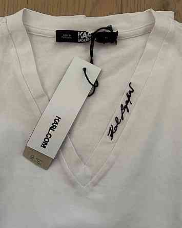 Karl Lagerfeld tričko XS biele aj na S Pozsony