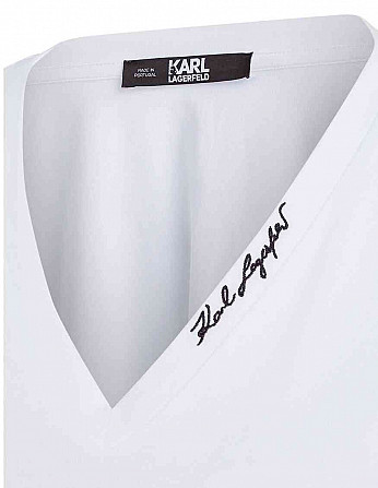 Футболка Karl Lagerfeld XS белая также на S Братислава - изображение 8