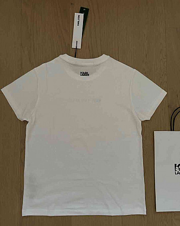 Karl Lagerfeld T-Shirt weiß S original Bratislava - Foto 3