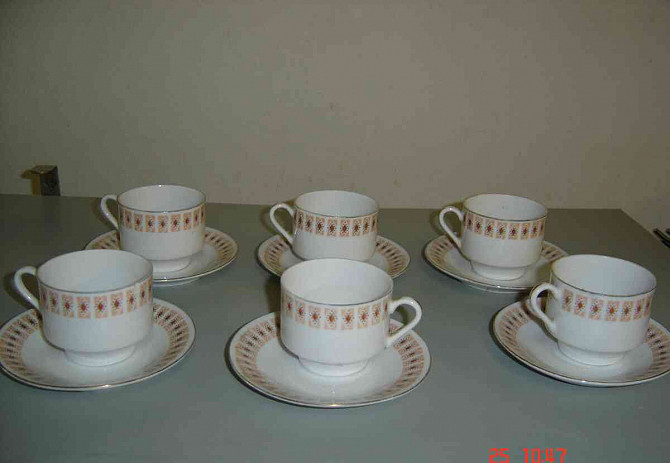 Porcelán csészék készlet Senec - fotó 1