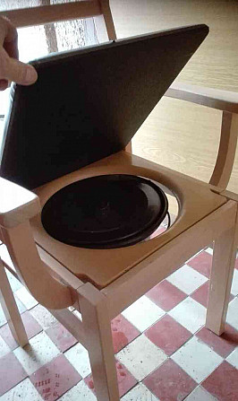Stuhl mit Toilette Altsohl - Foto 2