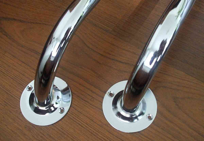Chromed metal handle, silver handle, HIGH GLOSS Senec - photo 2