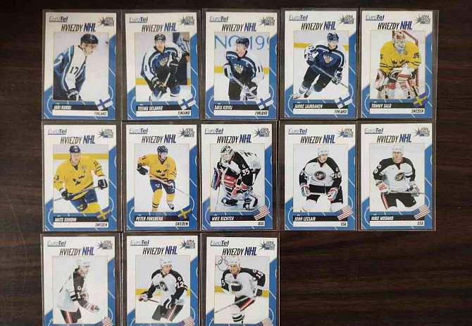 Продаются хоккейные карточки Eurotel Nagano 98 Нове Замки - изображение 2
