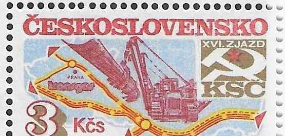 153937309. Stamps of Czechoslovakia for sale - Plynovod 1984 Nove Zamky - photo 3