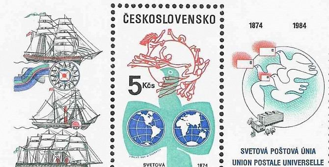 153937638. Продажа марок Чехословакии - 110-летие почты. Нове Замки - изображение 7