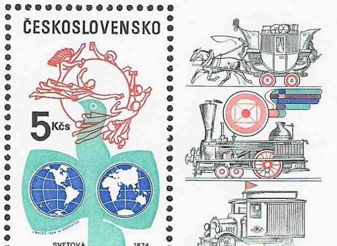 153937638. Csehszlovákiai bélyegek eladók - a Posta 110. évfordulója Érsekújvár - fotó 8