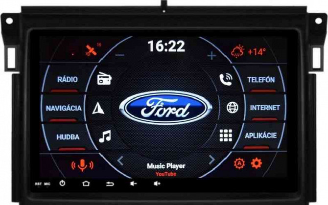 Ford RANGER 2006-2021 Touch Android NAVI WiFi USB BT Senec - изображение 1