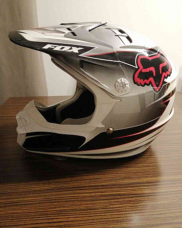 Шлем для мотокросса Fox V2 Трутнов - изображение 4
