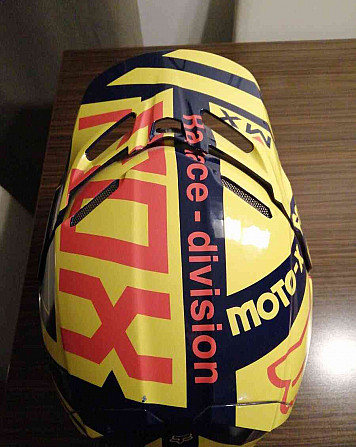 Шлем для мотокросса Fox V4 Трутнов - изображение 5