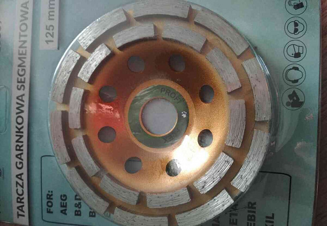 Diamond grinding disc for concrete segment 125mm new Tvrdošín - photo 2