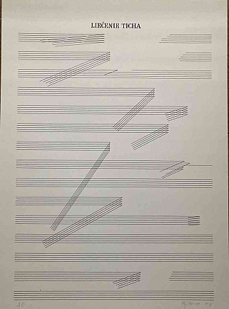 Monogrammist T.D. - 2 Serigrafien aus dem Zyklus Re-Partitúry, AE Trentschin - Foto 1