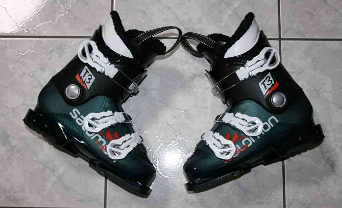 Лыжи STOCKLI 110 см, лыжные ботинки Salomon Пухов - изображение 7