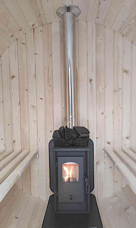 Сауна-бочка с дровяной печью Tvrdošín - изображение 4