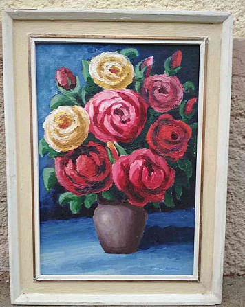 Picture Flowers painting Trencin - photo 1