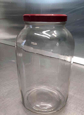 Large mason jar, 3.7 l with thread, with lid Zvolen - photo 1