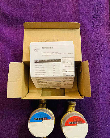 I am selling 2 residential water meters - fully functional and with instructions Kosice - photo 1