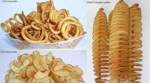 Krajac zemiakove sipralky ,spiraly ,chipsy Priwitz