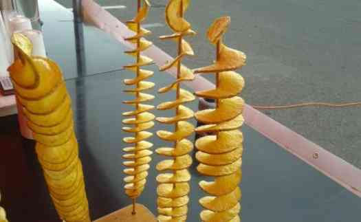 Schneiden von Kartoffelspiralen, Spiralen, Chips Priwitz - Foto 2
